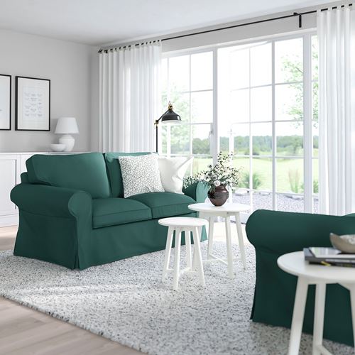 IKEA - EKTORP, 2-seat sofa, totebo dark turquoise
