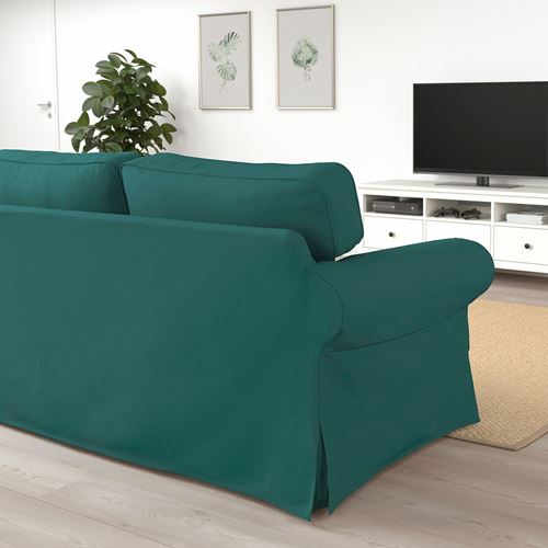 IKEA - EKTORP, 2-seat sofa, totebo dark turquoise