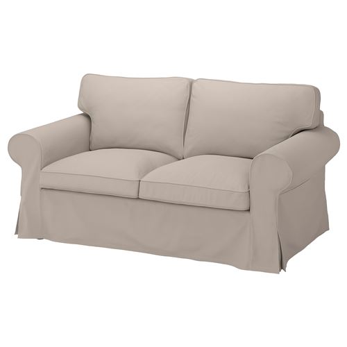 IKEA - EKTORP, 2-seat sofa cover, totebo light beige