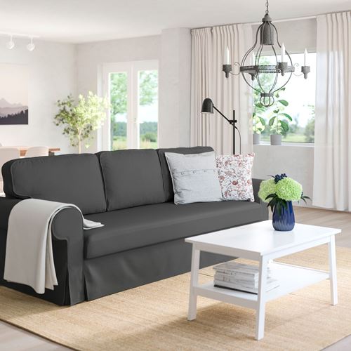 IKEA - VRETSTORP, 3-seat sofa-bed, hallarp grey