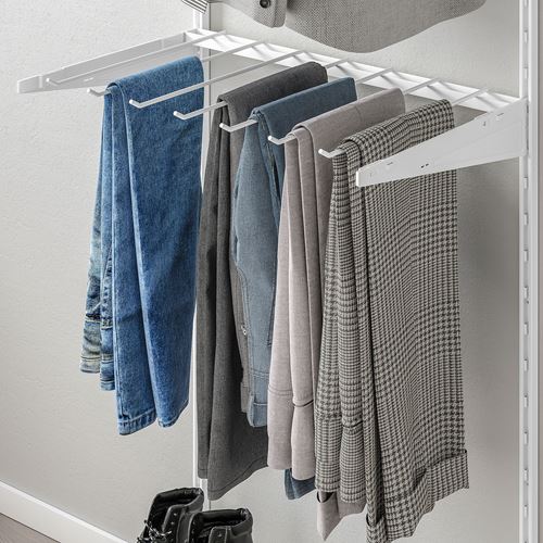 IKEA - BOAXEL, raf ünitesi, beyaz, 62x40x201 cm