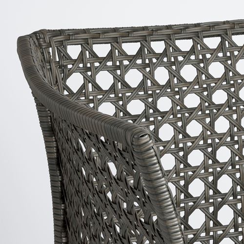 IKEA - JUTHOLMEN, garden corner section, brown/hallö dark grey