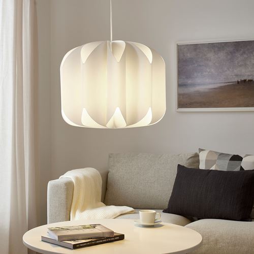 IKEA - MOJNA, pendant lamp shade, white