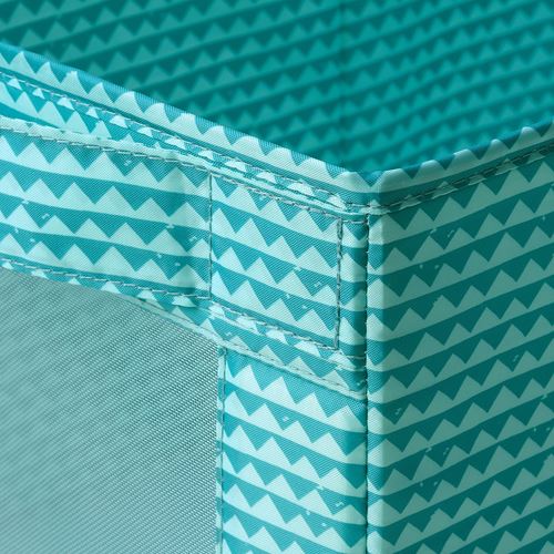 IKEA - UPPRYMD, box, turquoise, 25x44x25 cm