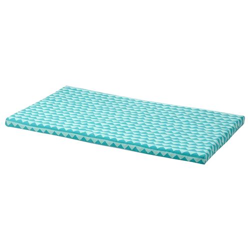 IKEA - BANKKAMRAT, seat pad for sofa bench, turquoise, 90x50x3 cm