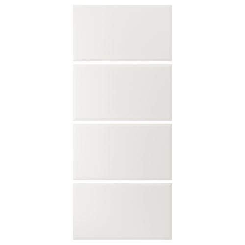 IKEA - TJORHOM, panels for sliding door frame, white, 100x236 cm