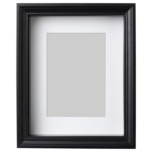 IKEA - VASTANHED, black frame, black, 20x25 cm