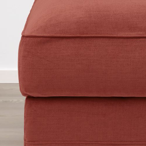 IKEA - GRÖNLID, pouffe with storage, ljungen light red