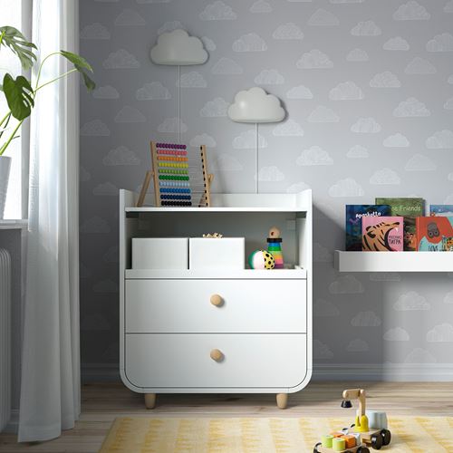 IKEA - MYLLRA, changing table, white