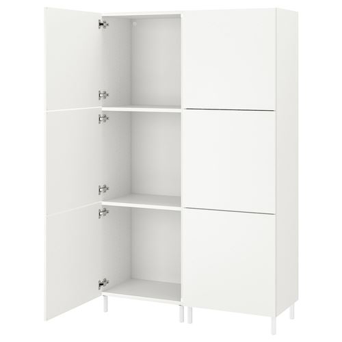 IKEA - PLATSA/FONNES, PLATSA wardrobe, white, 120x42x191 cm