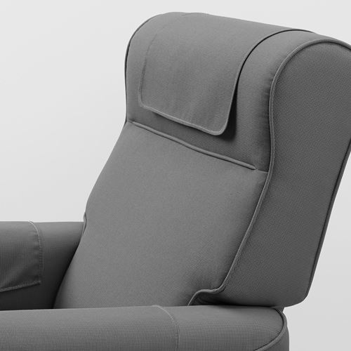 IKEA - MUREN, recliner, remmarn light grey