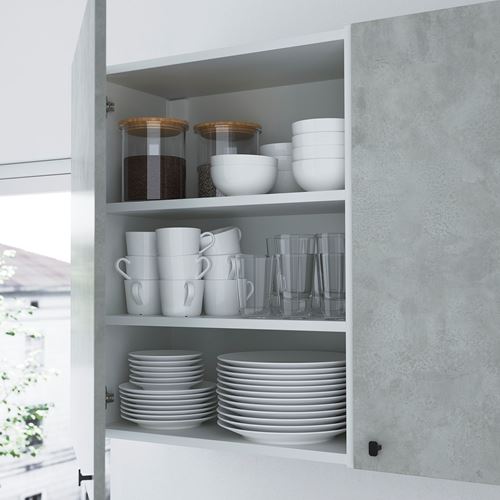 IKEA - ENHET, mutfak dolabı kombinasyonu, antrasit, 323x63.5x241 cm