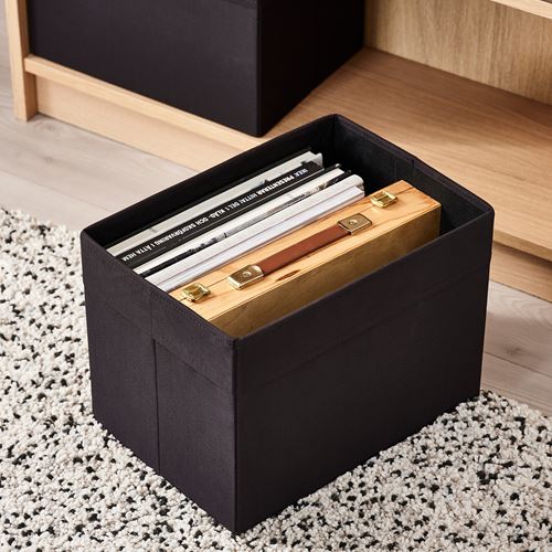 IKEA - DRÖNA, box, black, 25x35x25 cm