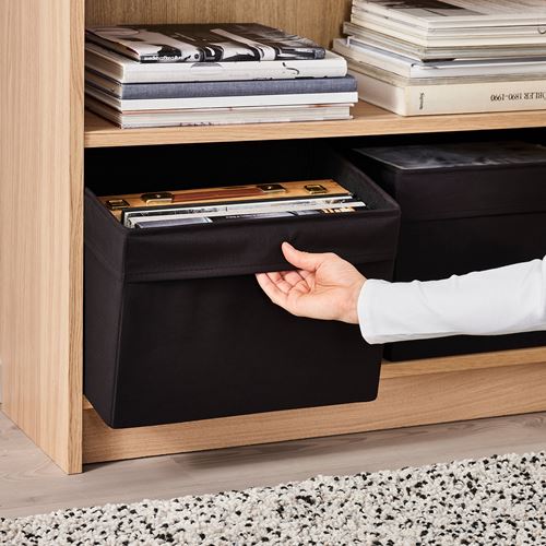 IKEA - DRÖNA, box, black, 25x35x25 cm