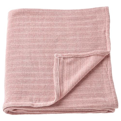 IKEA - YLVALI, throw, light pink, 130x170 cm