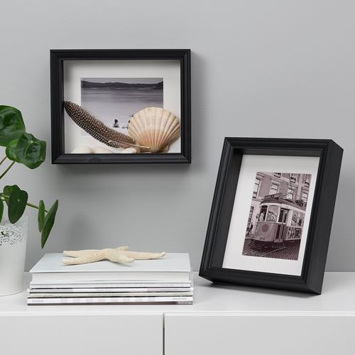 IKEA - VASTANHED, siyah çerçeve, siyah, 20x25 cm