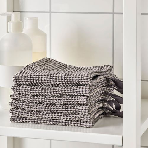 IKEA - MARIATHERES, cleaning cloth, grey/beige, 30x30 cm