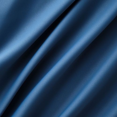 IKEA - HILLEBORG, blackout curtain, 1 pair, blue, 145x300 cm