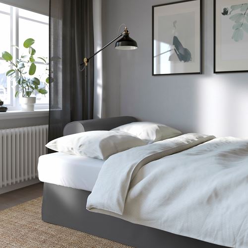 IKEA - VRETSTORP, 3-seat sofa-bed, hallarp grey