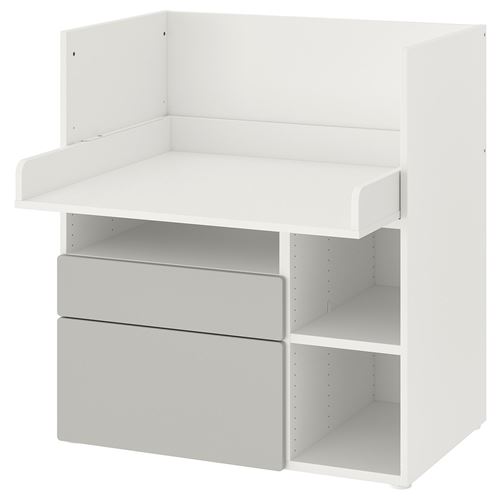 IKEA - SMASTAD, kid's desk, white/grey, 90x79x100 cm