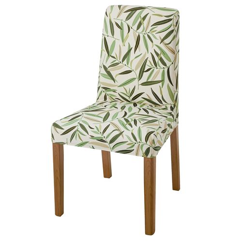 BERGMUND oak effect-fagelfors multicolour fabric chair - 49388085 | IKEA