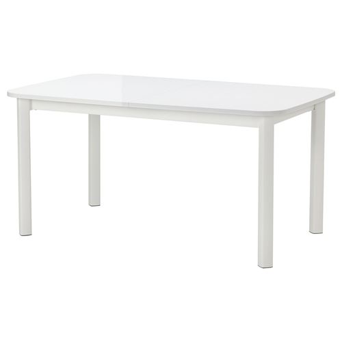 IKEA - STRANDTORP, açılır yemek masası, beyaz, 4-10 kişilik