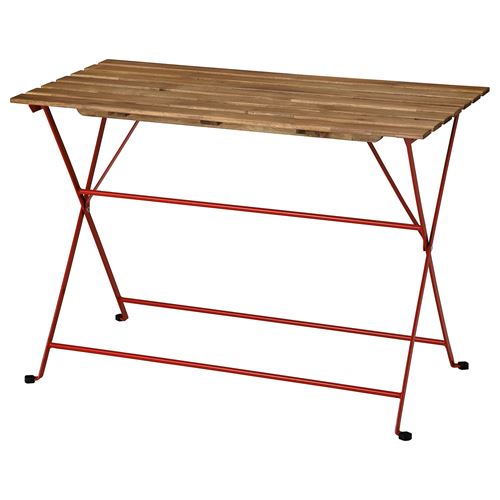 IKEA - TARNÖ, foldable table, red-brown, 100x54 cm