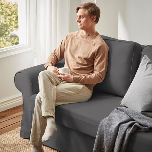 IKEA - VRETSTORP, 3-seat sofa-bed, hallarp grey