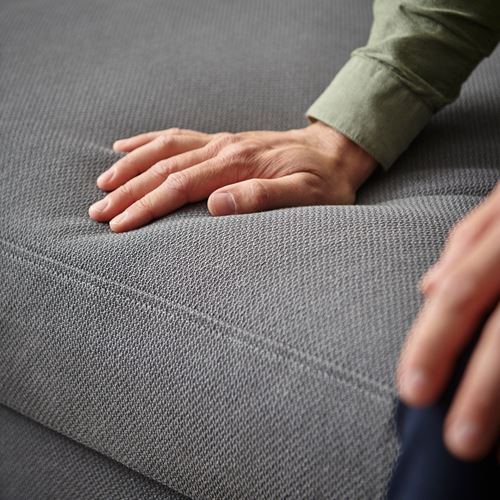 IKEA - FARLÖV, 3'lü kanepe, flodafors gri