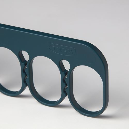 IKEA - SLIBB, pull-out multi-use hanger, turquoise