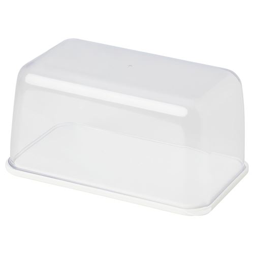 IKEA - SMÖRSTINN, tereyağı tabağı, plastik
