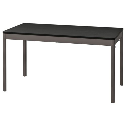 IKEA - IDASEN, desk, black/dark grey, 140x70x75 cm