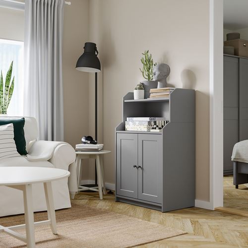 IKEA - HAUGA, console, grey, 70x116 cm