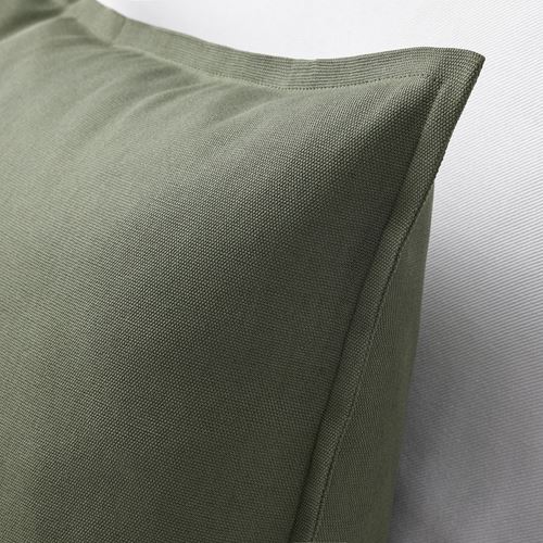 IKEA - GURLI, lace pillow cover, dark green, 50x50 cm