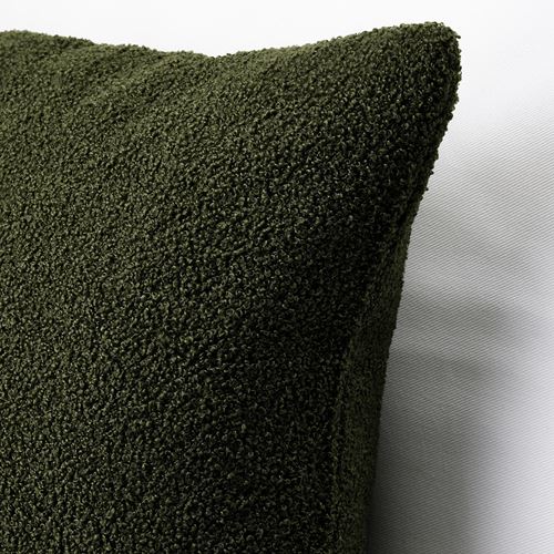 IKEA - KRYDDBUSKE, cushion cover, dark green, 50x50 cm