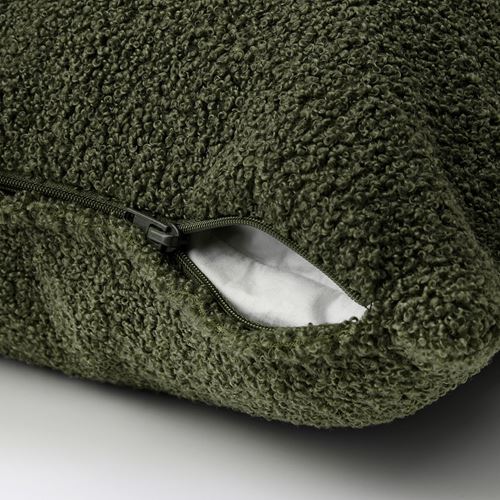 IKEA - KRYDDBUSKE, cushion cover, dark green, 50x50 cm