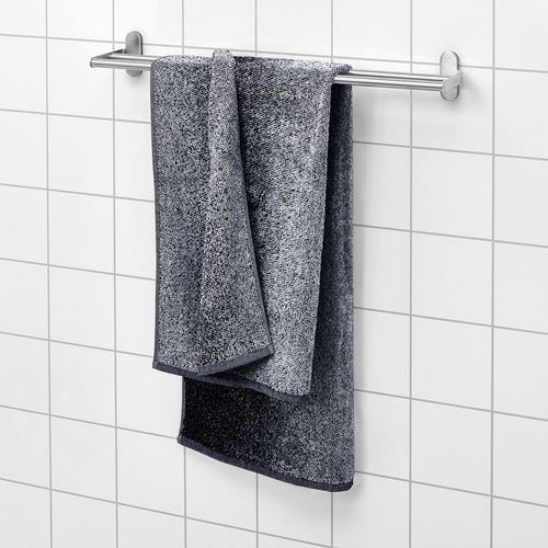 IKEA - NYCKELN, bath sheet, navy blue, 70x140 cm