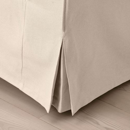 IKEA - EKTORP, 3-seat sofa with chaise longue, hallarp beige