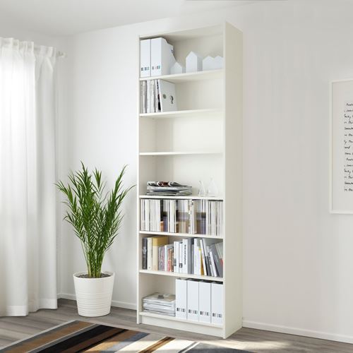 IKEA - BILLY, bookcase, white, 80x28x237 cm