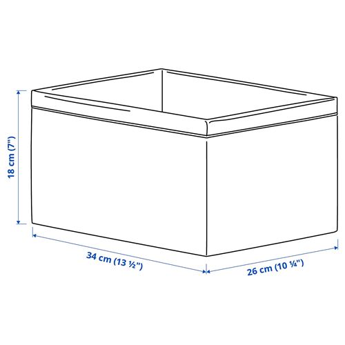 IKEA - BAXNA, organiser, grey/white, 26x34x18 cm