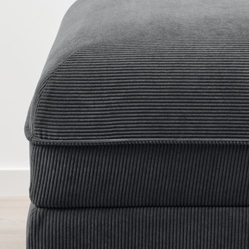 IKEA - VALLENTUNA, seating unit with bed, kelinge anthracite