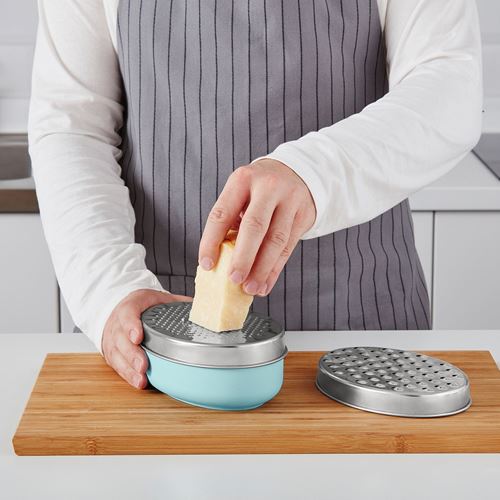IKEA - CHOSIGT, grater with handle, turquoise