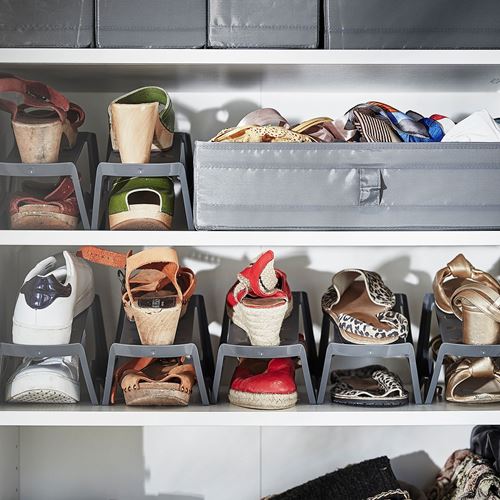 IKEA - MURVEL, shoe organiser, grey, 14x14x24 cm