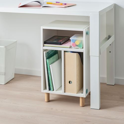 IKEA - SMUSSLA, children's nightstand, white