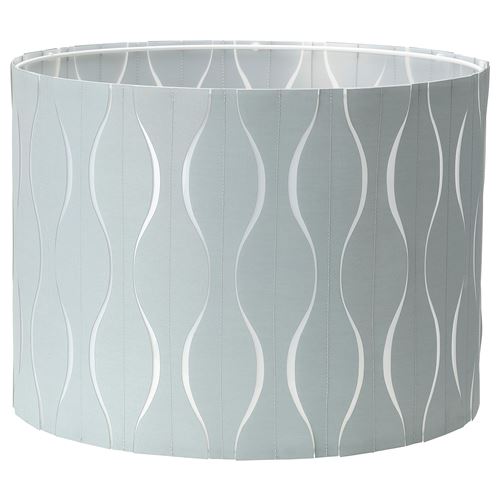 IKEA - LÖKNAS, lamp shade, blue/silver-colour