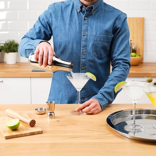 IKEA - LUFTTAT, cocktail set, stainless steel