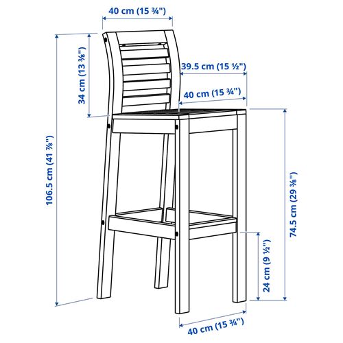 IKEA - APPLARÖ, bar stool, brown