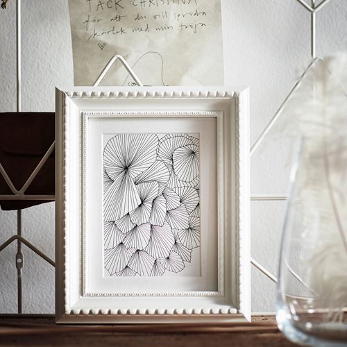 IKEA - HIMMELSBY, white frame, white, 13x18 cm