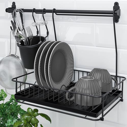 IKEA - HULTARP, dish drainer, black