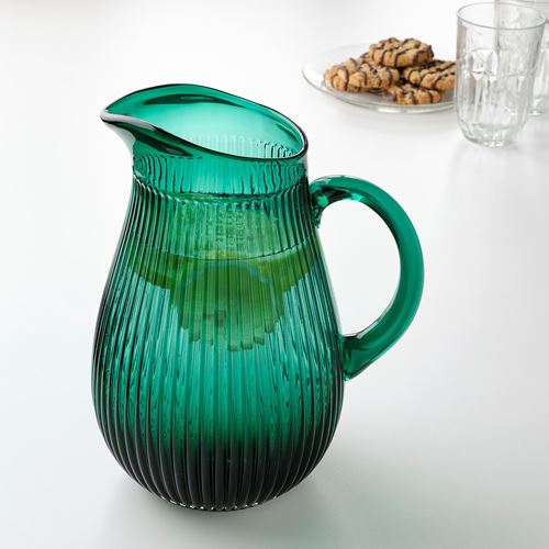 IKEA - SALLSKAPLIG, jug, green, 2 l